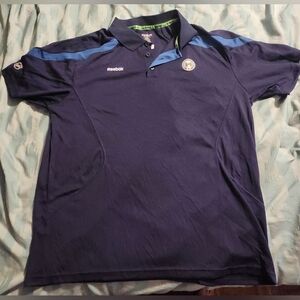 Reebok Columbus Blue‎ Jackets Men's Size 2XL Golf Polo Shirt .